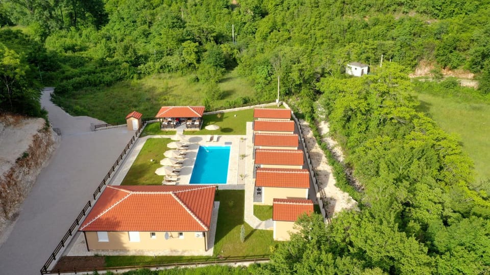 Property building, Natural landscape, Bird's eye view