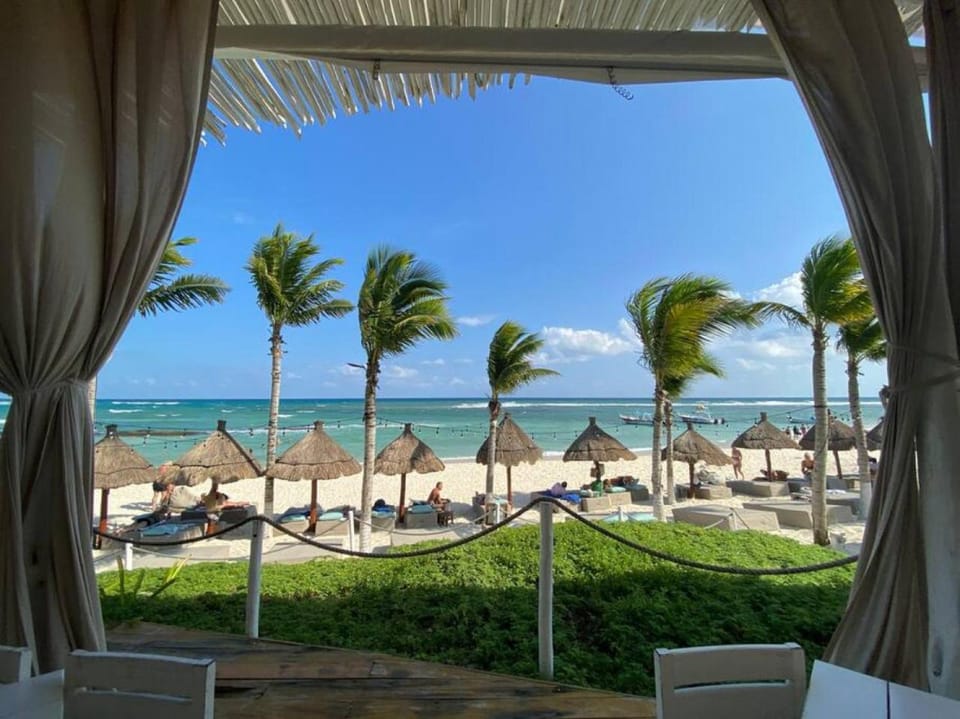 Nearby landmark, Day, Natural landscape, Beach, sunbed