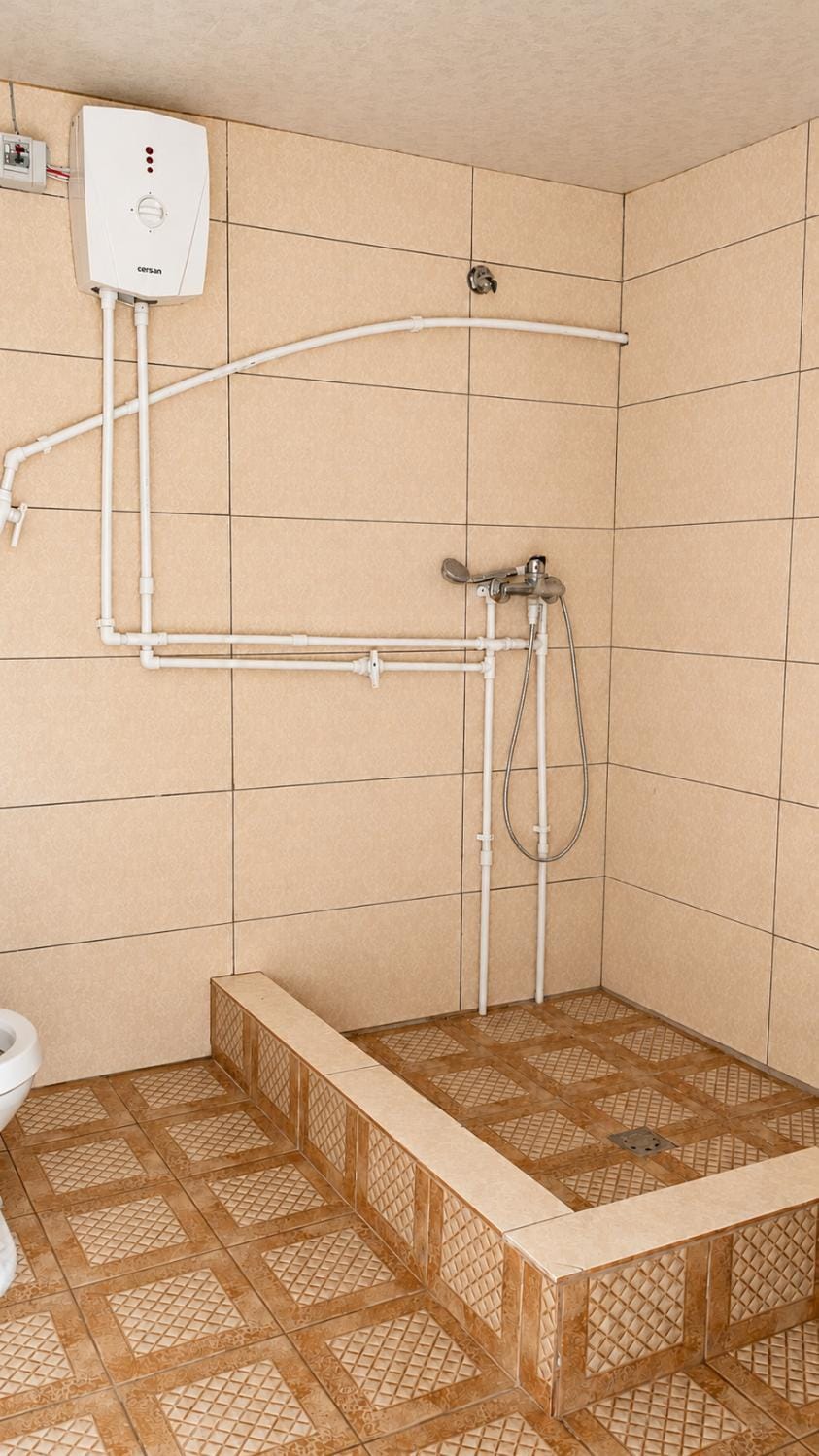Shower, Toilet, washing machine