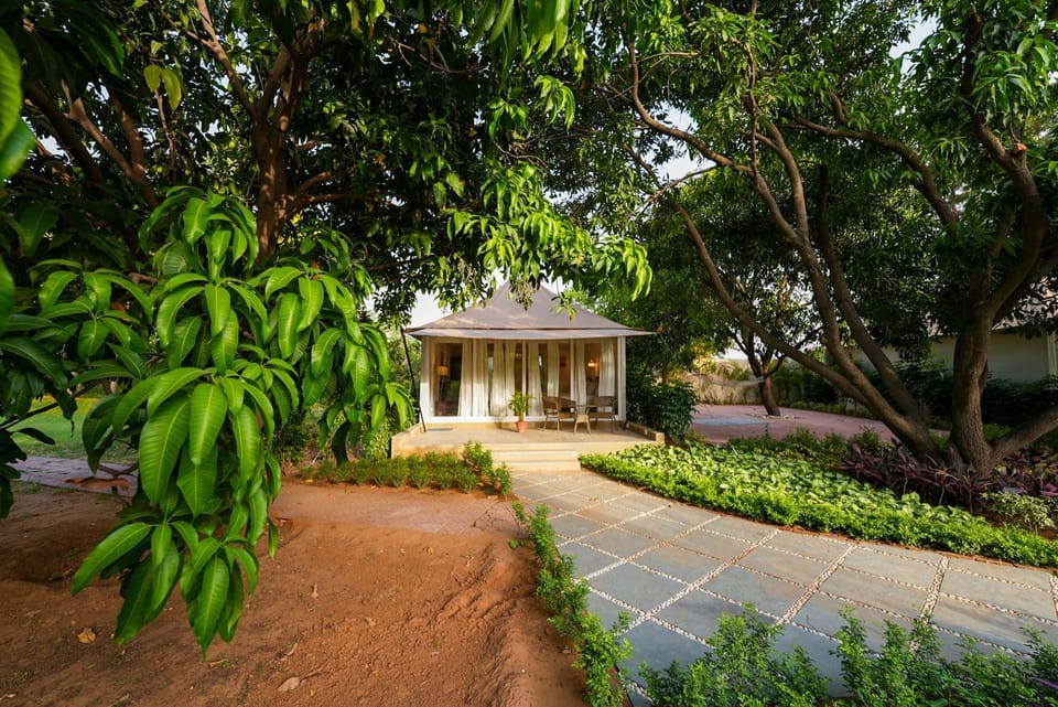 Property building, Natural landscape, Garden view