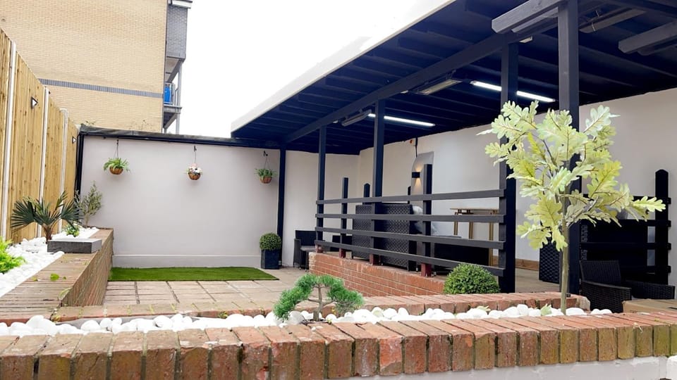 Patio, Garden, Garden, Seating area, Garden view