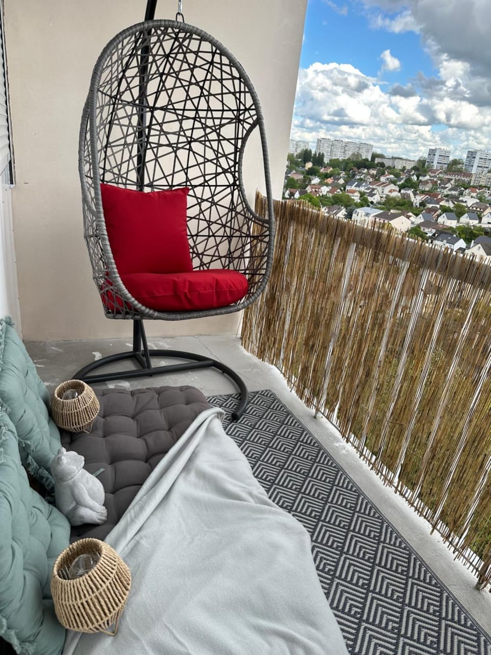 Bird's eye view, Balcony/Terrace, City view