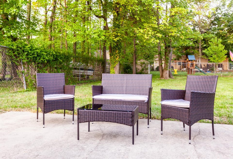 Garden, Seating area, Garden view