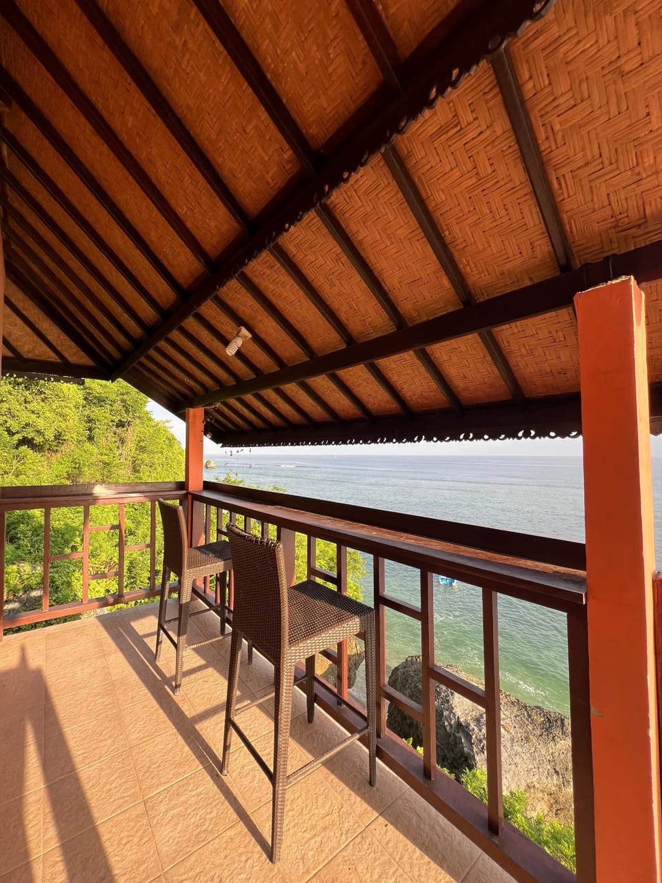 Patio, Day, Natural landscape, View (from property/room), Balcony/Terrace, Sea view