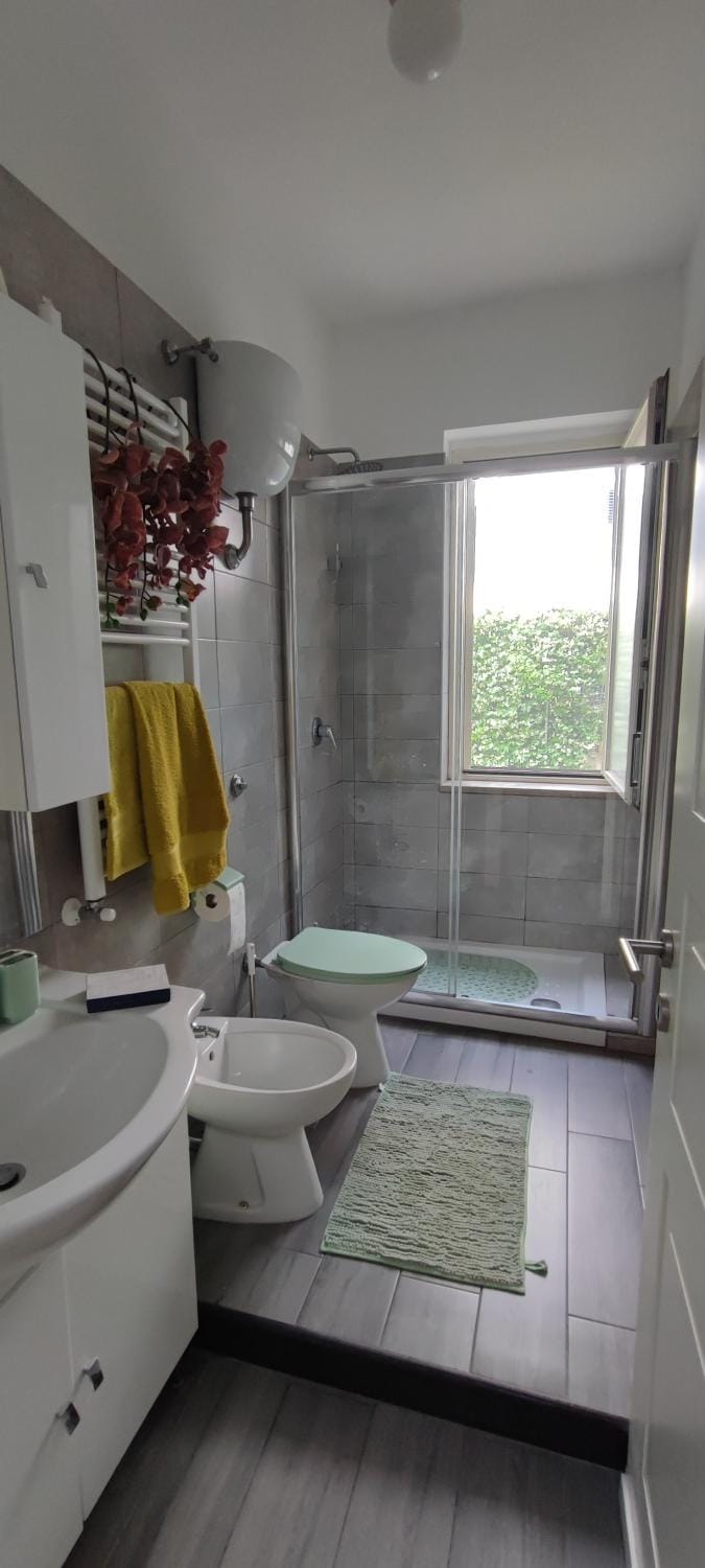 Shower, Bathroom, towels