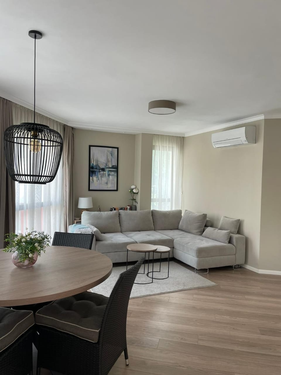 Living room, air conditioner