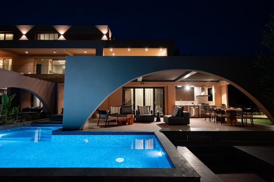 Property building, Patio, Patio, BBQ facilities, BBQ facilities, Swimming pool