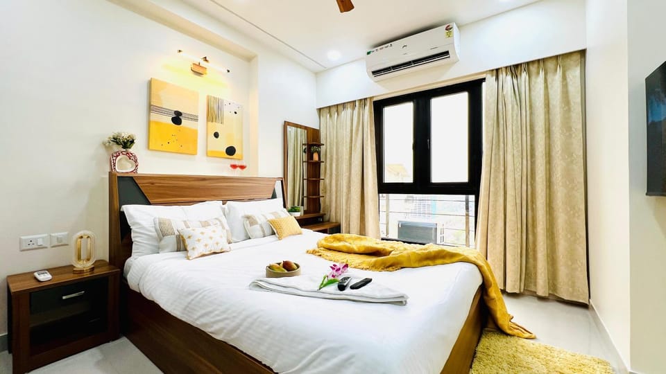 Bedroom, air conditioner