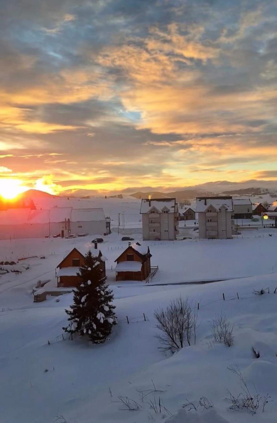 Day, Natural landscape, Winter, Sunrise