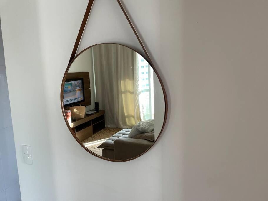 Apt com suíte+vaga+Wi-Fi menos de 90 MTS DA PRAIA Apartment in State of São Paulo