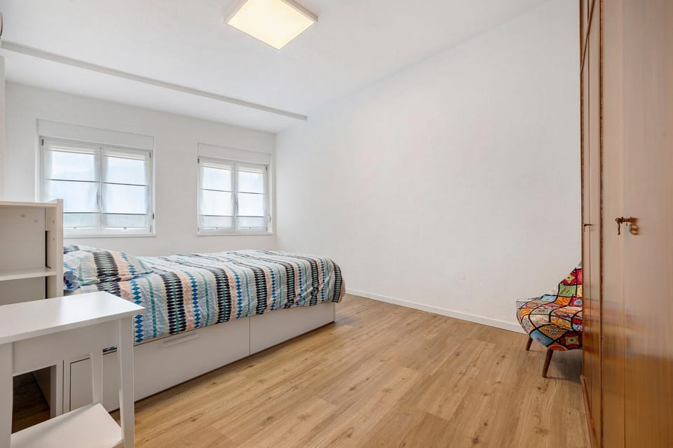 Property building, Living room, Bedroom