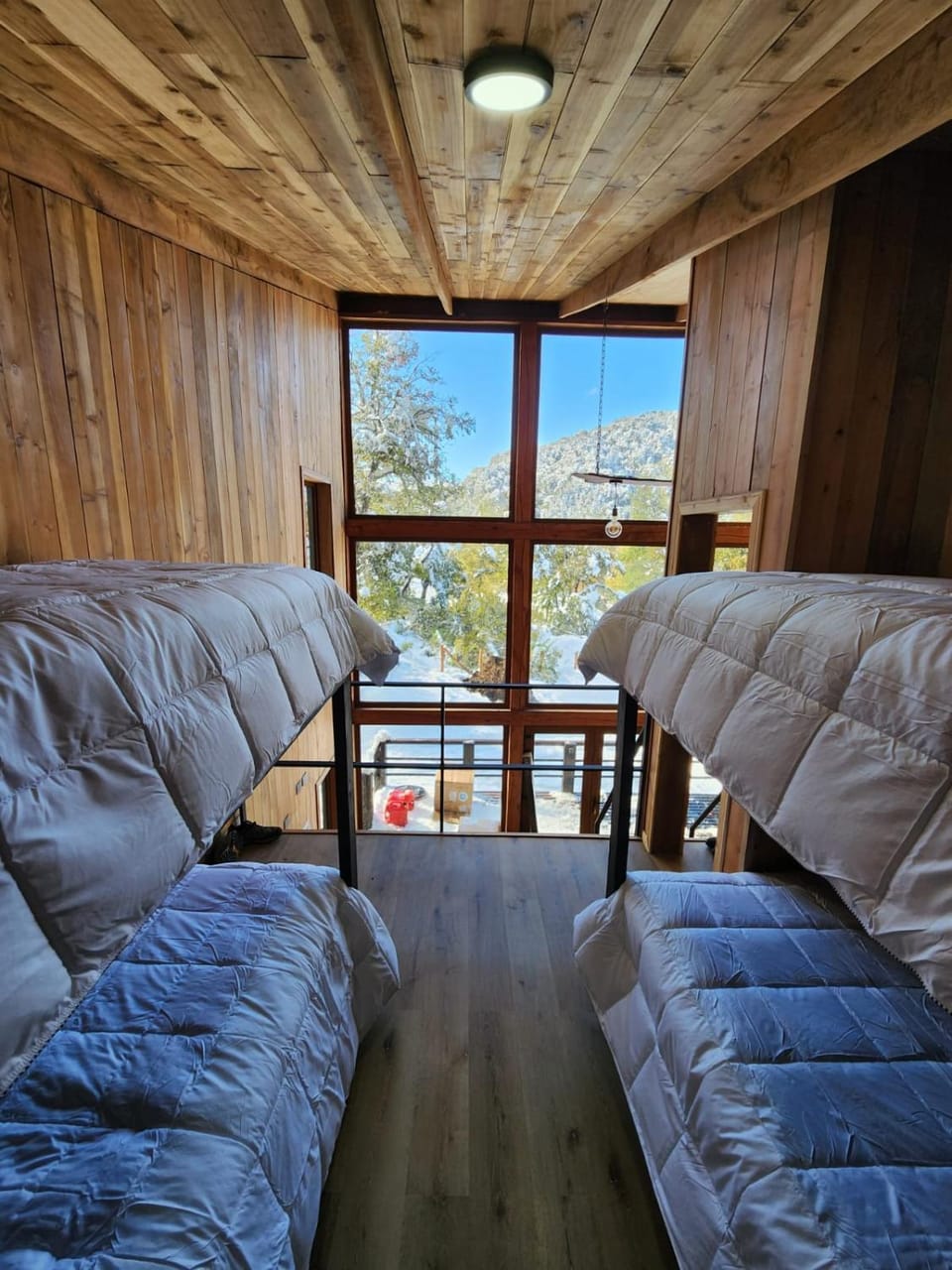 Bed, Bedroom, Garden view, bunk bed