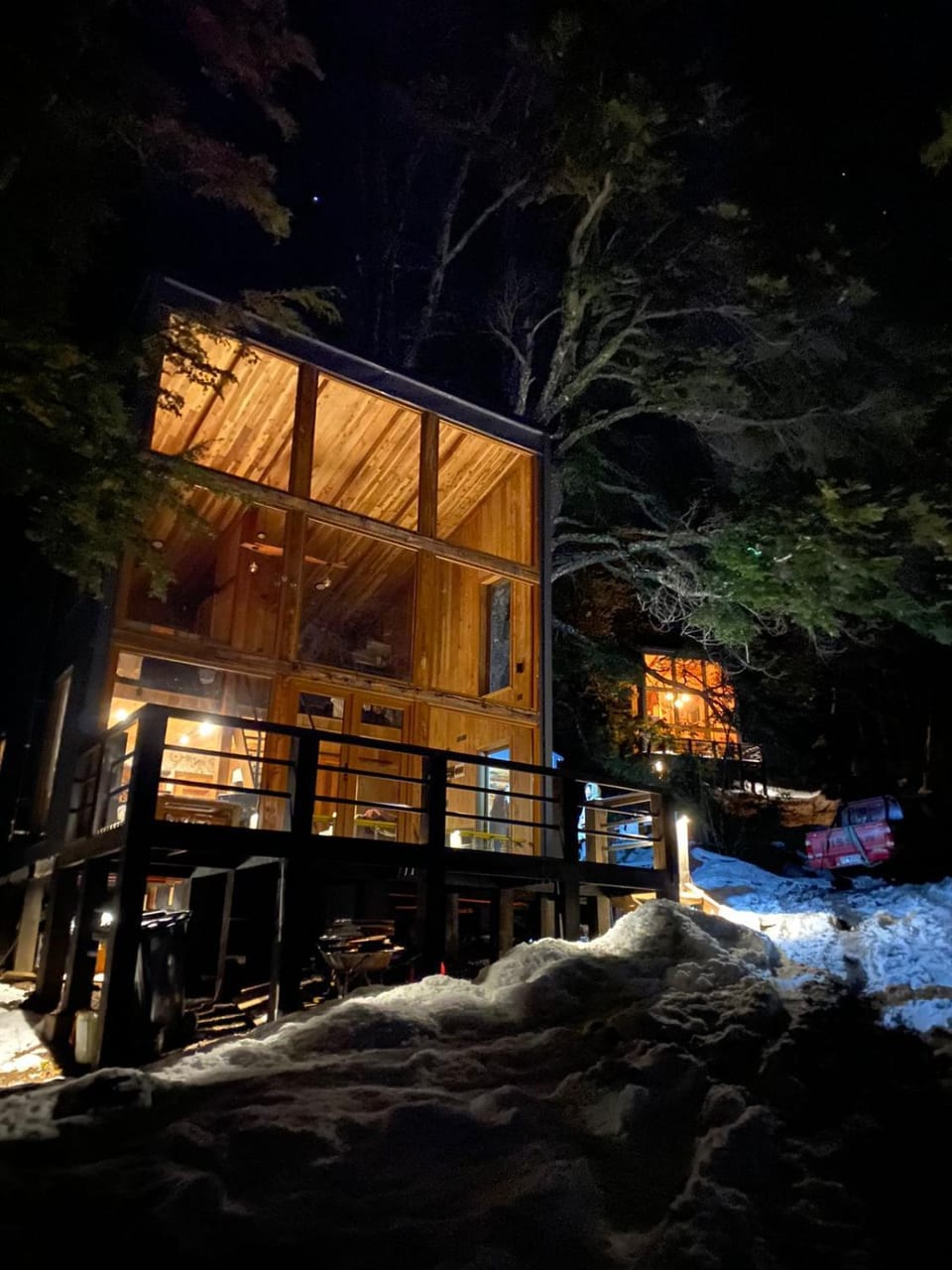 Facade/entrance, Night, Natural landscape, Balcony/Terrace
