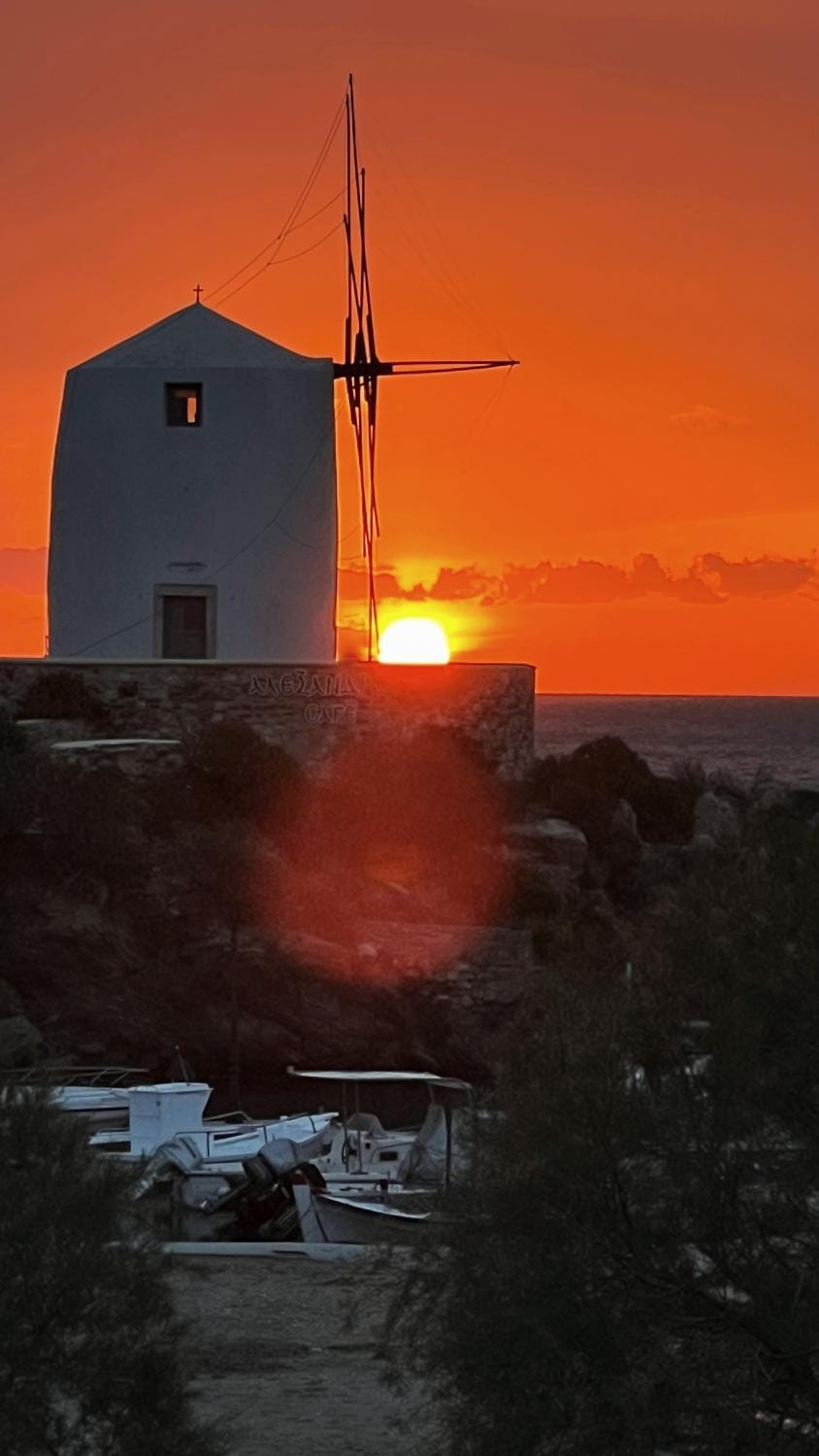 Natural landscape, Sea view, Sunset