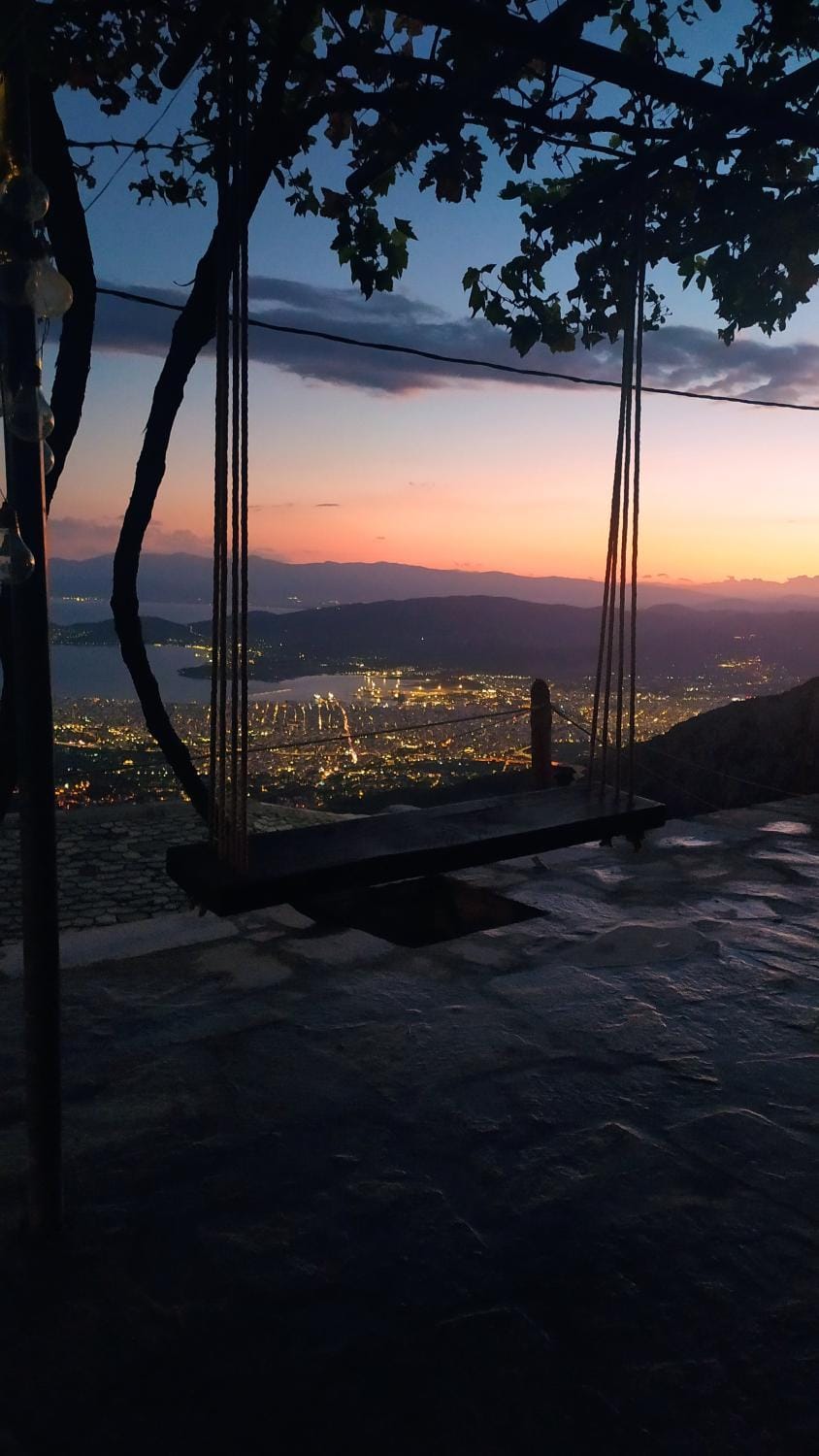 City view, Sunset