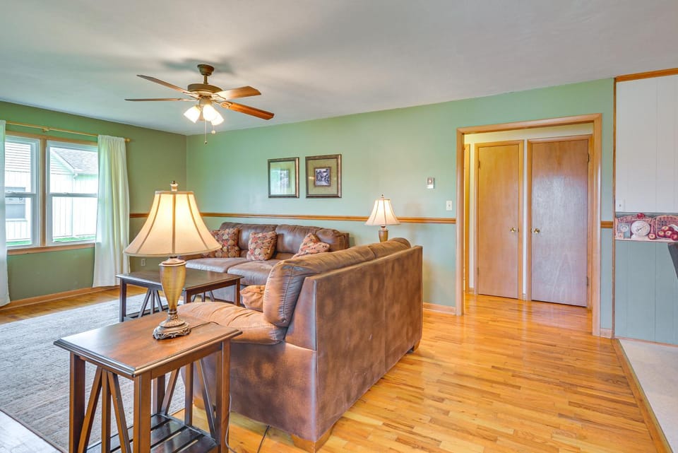 Walk to Restaurants: Stockton Home w/ Game Room House in Ozark Mountains