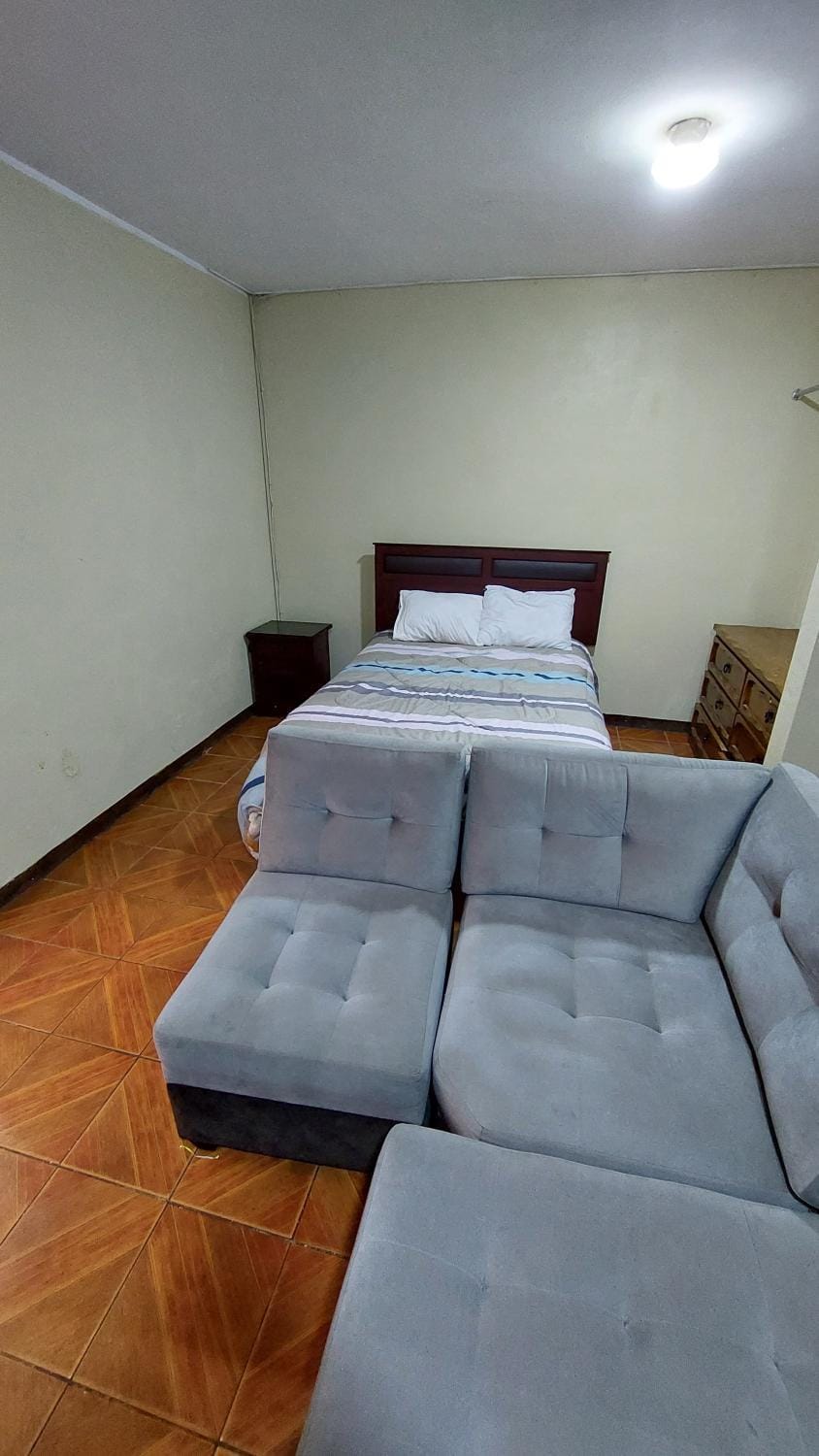 Bed, Living room, Bedroom