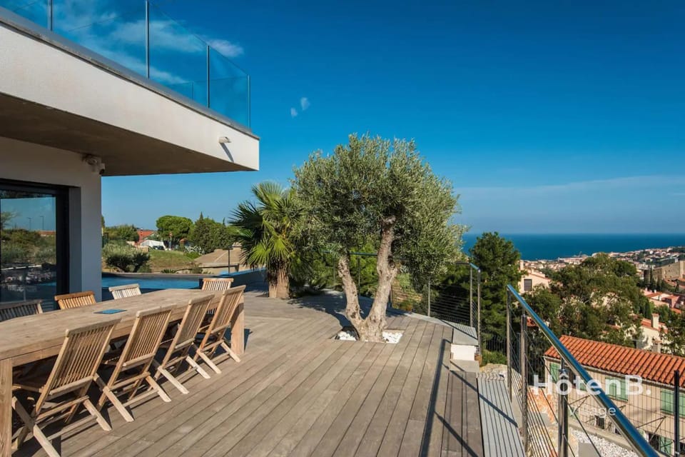 Villa Blanca 5 Sea View and Mountain House in Port-Vendres