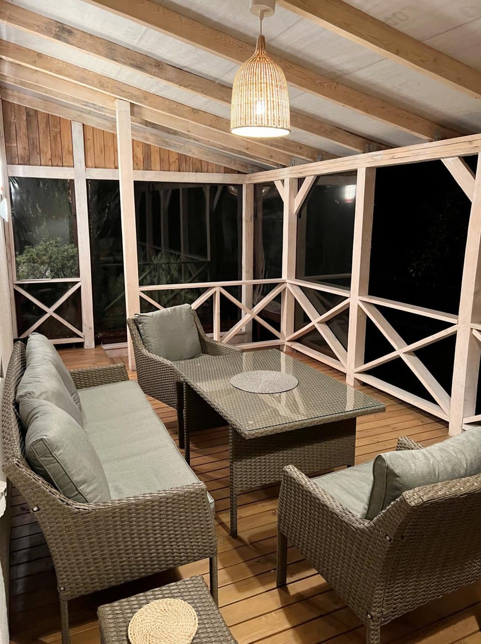 Patio, Seating area, Garden view