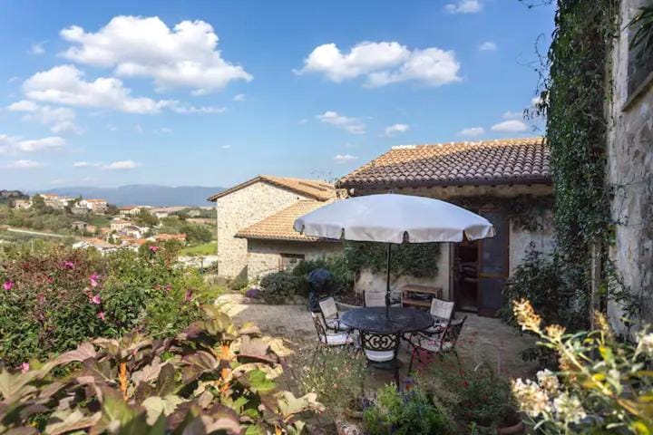 Property building, Patio, Garden, Garden view