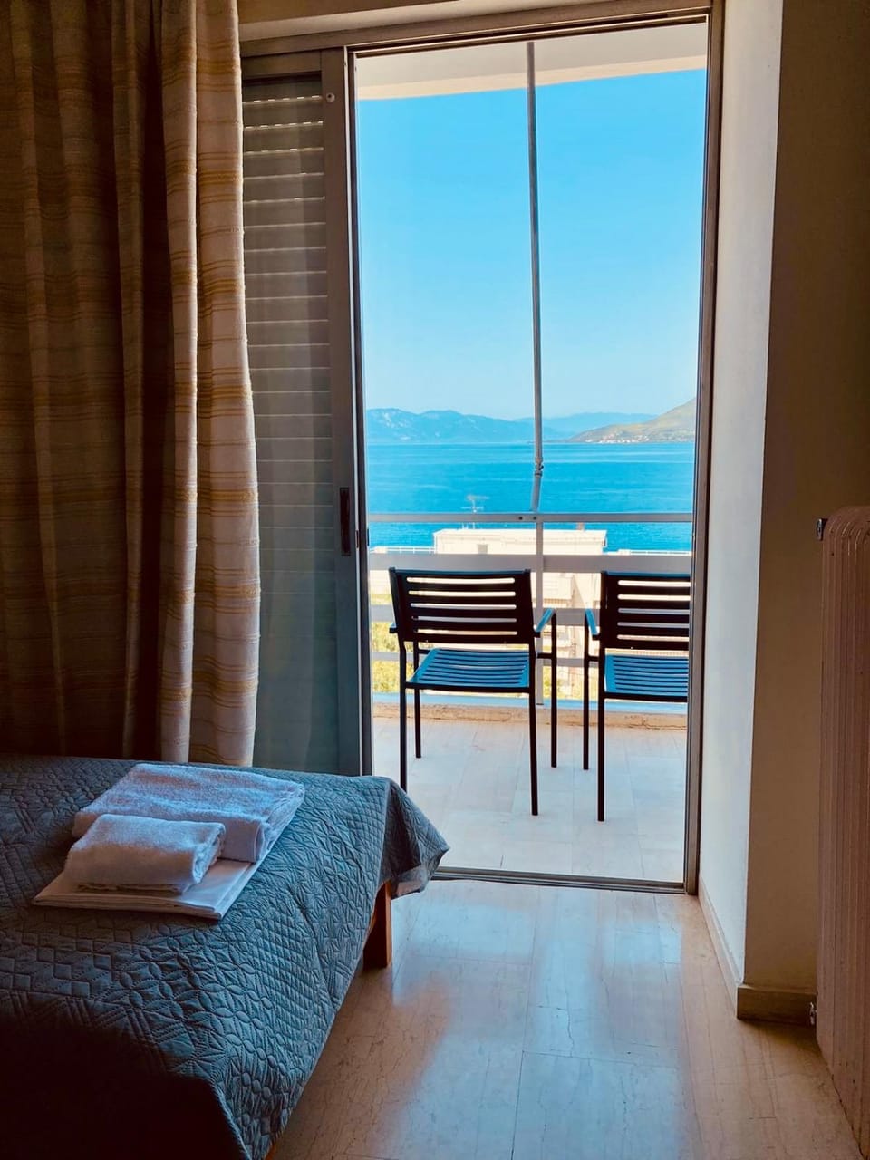 View (from property/room), Balcony/Terrace, Bedroom, Sea view