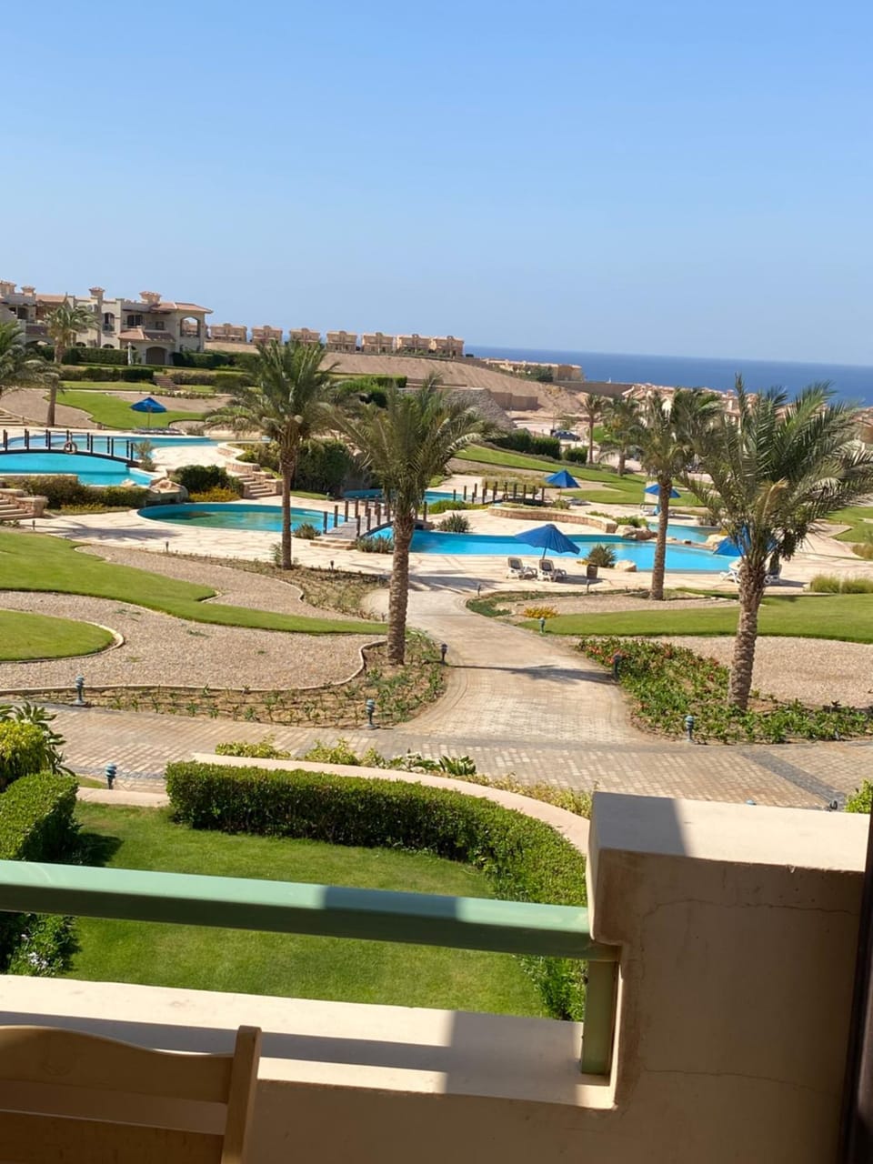 Pool view, Sea view