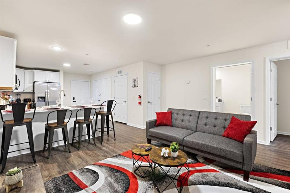 Living room, Seating area, Dining area