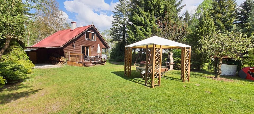 Domek rustykalny z sauną i prywatną kładką nad samym jeziorem House in Poland
