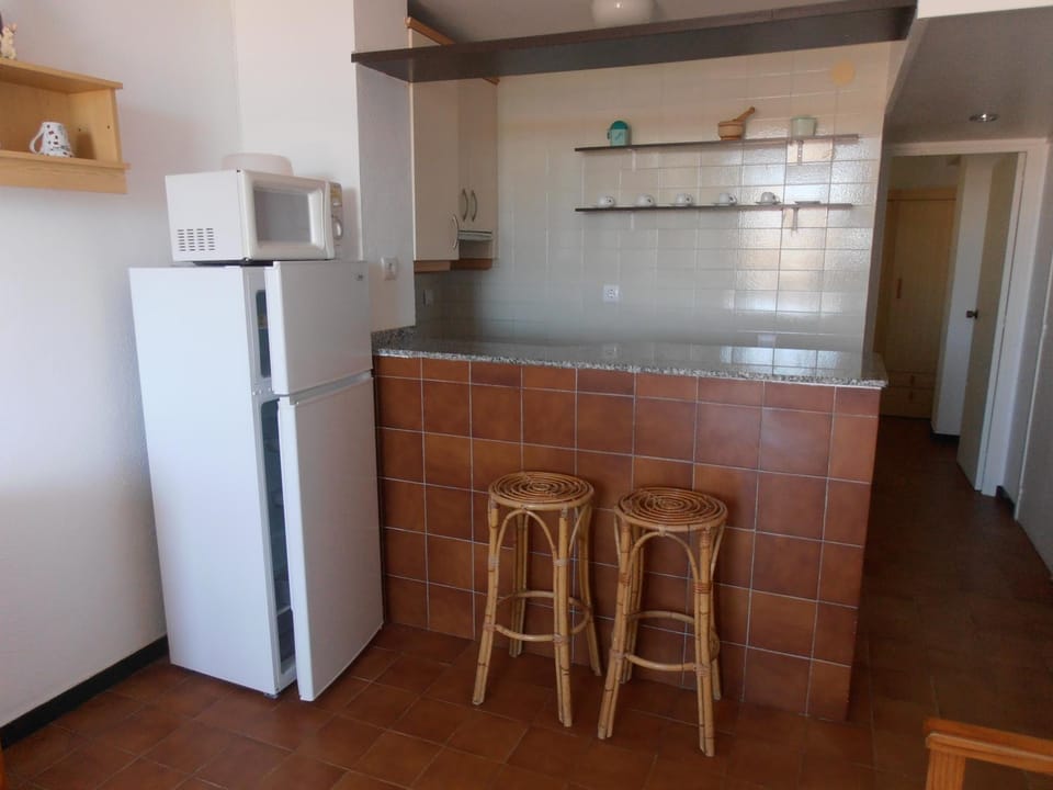Kitchen or kitchenette, minibar, oven