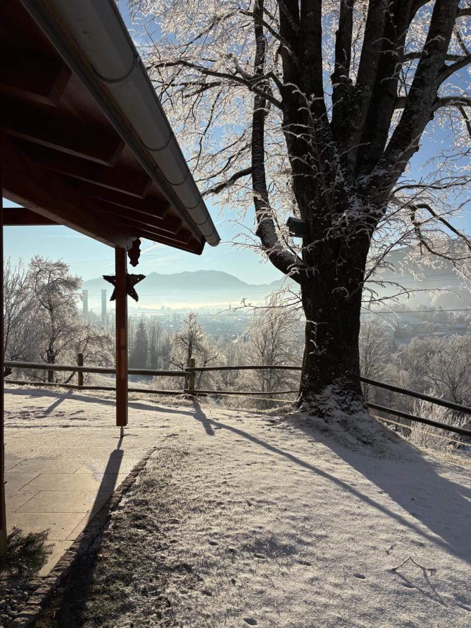 Day, Natural landscape, Winter, Sauna, Mountain view