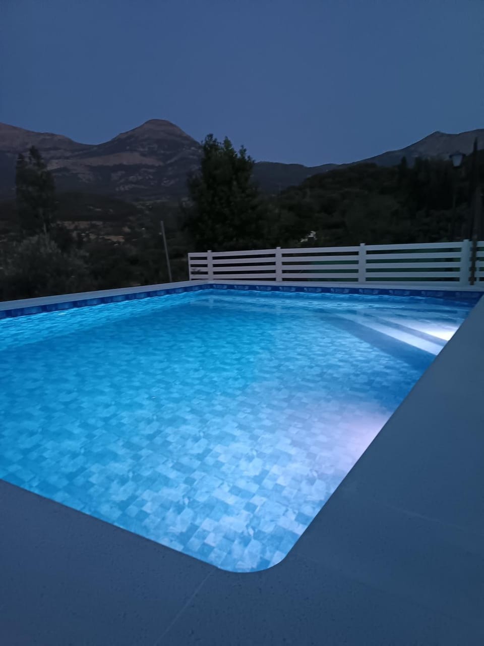Natural landscape, Mountain view, Swimming pool