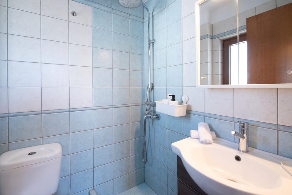 Shower, Toilet, Bathroom, towels