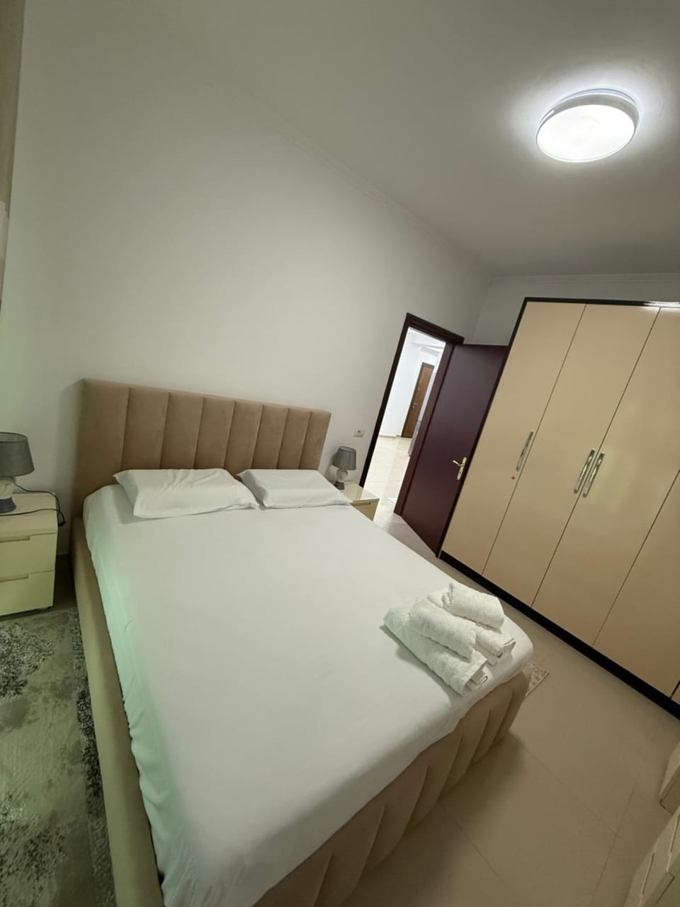 Bedroom, flat iron, wardrobe