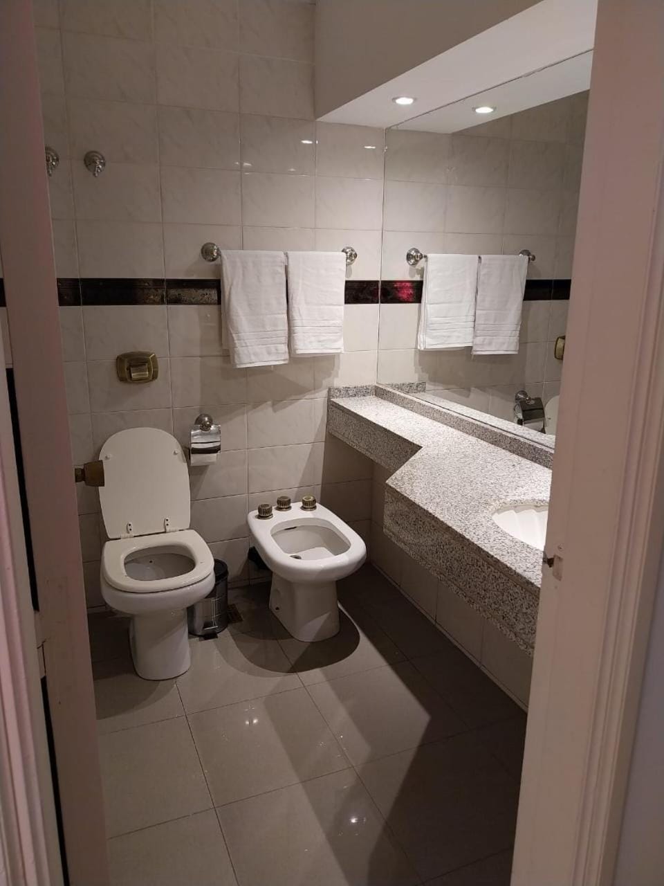 Bathroom, towels