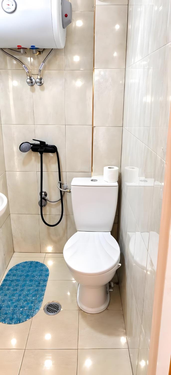 Bathroom, Living room