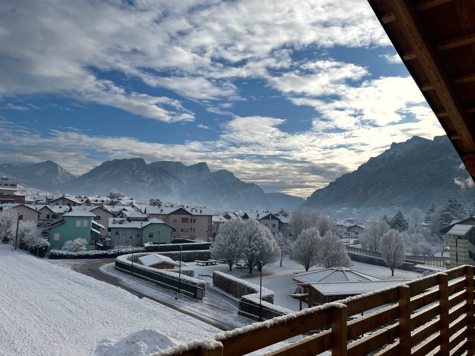 Nearby landmark, Winter, Mountain view
