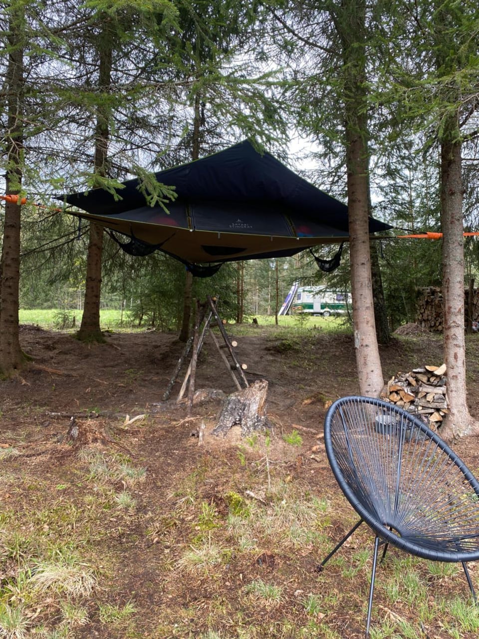 Karula Stay - Lakeside Camper I, Treetent and SUPs included Campground/ 
RV Resort in Estonia
