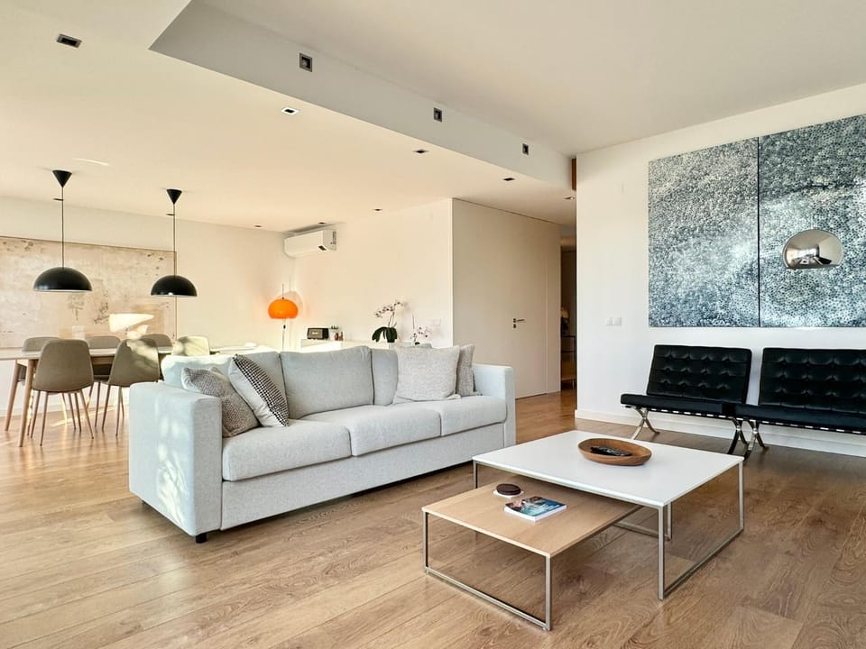 Living room, air conditioner