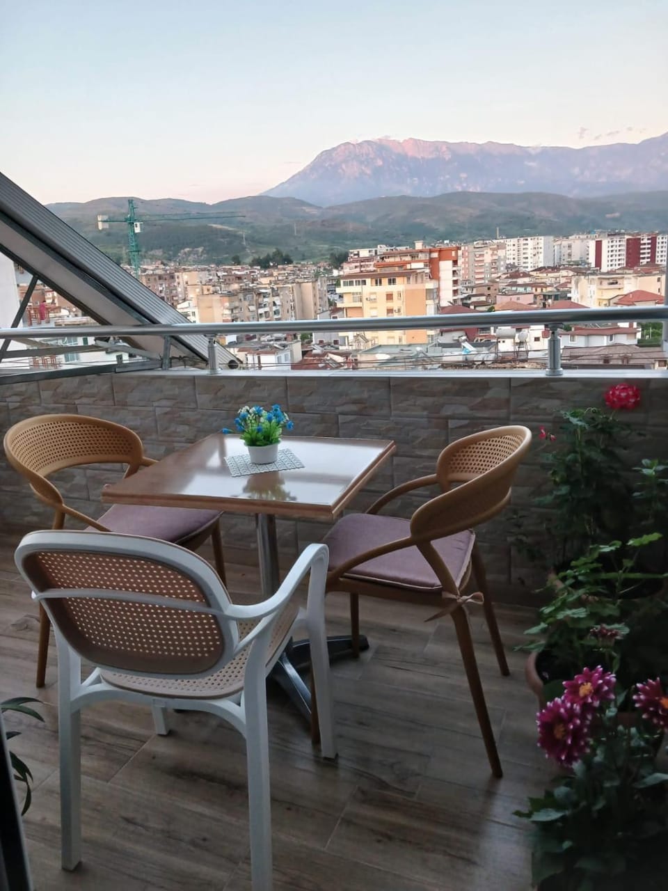 Natural landscape, Bird's eye view, View (from property/room), Balcony/Terrace, City view, Mountain view