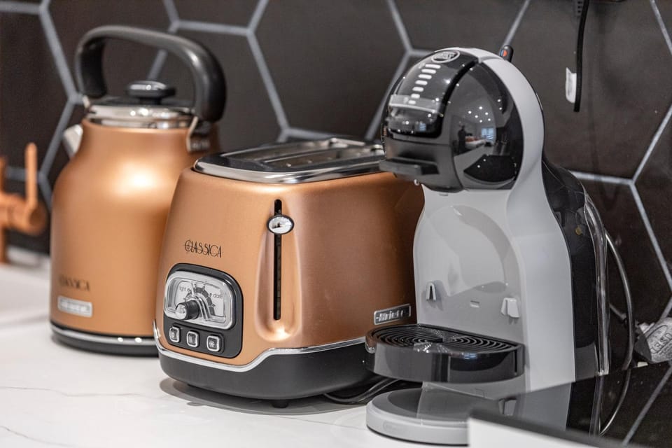 Coffee/tea facilities, Kitchen or kitchenette, toaster