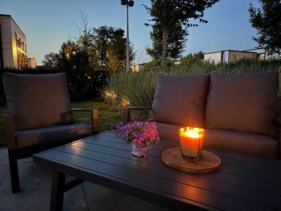 Breskens Chalet Strandleben Breskens mit Zaun Hausnr B75 House in Zeeland, Netherlands