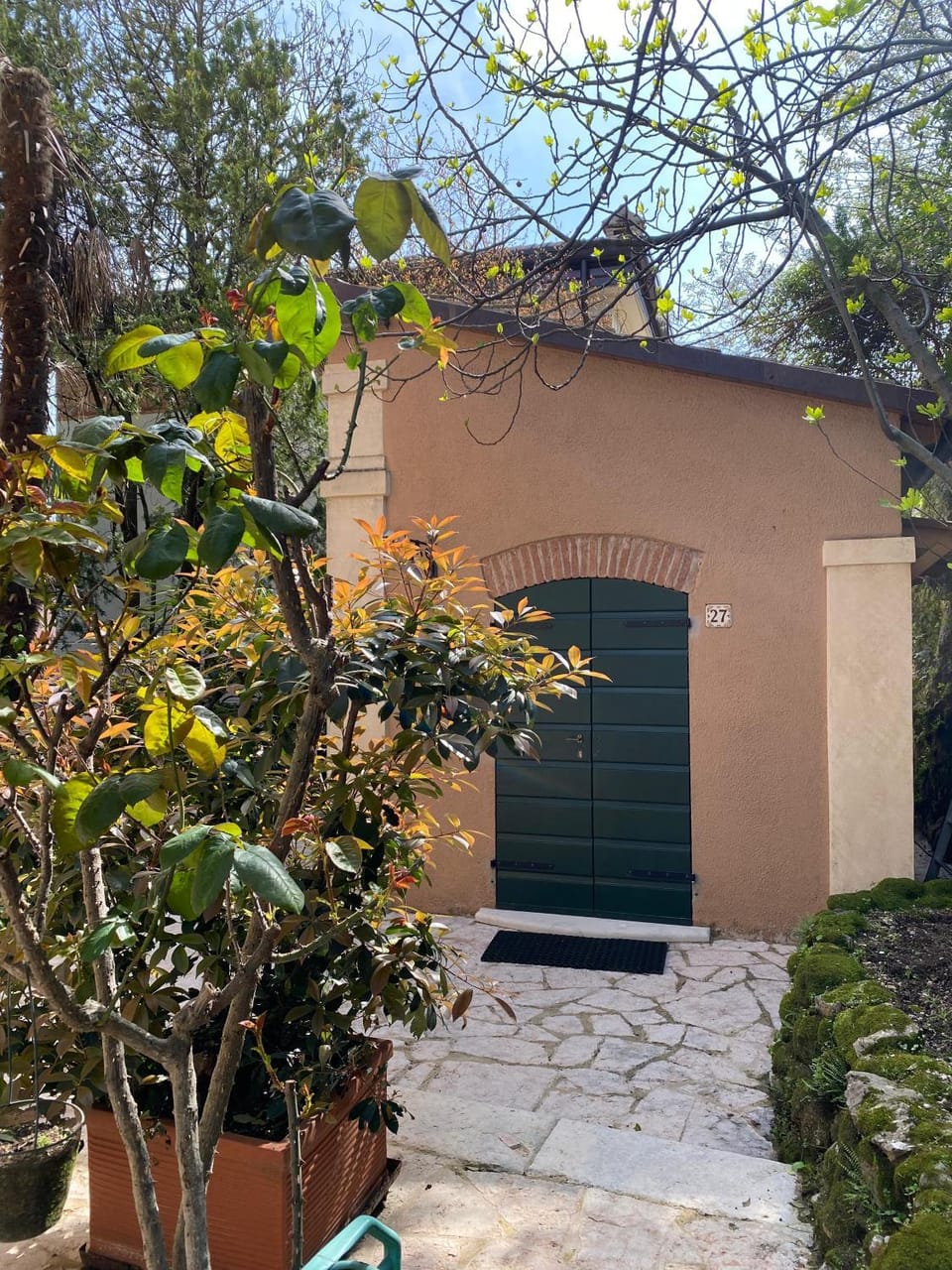 Property building, Garden