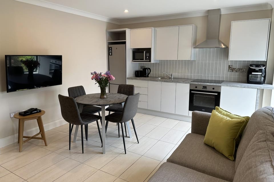 TV and multimedia, Kitchen or kitchenette, Kitchen or kitchenette, Living room, Seating area, Dining area, oven, pet friendly