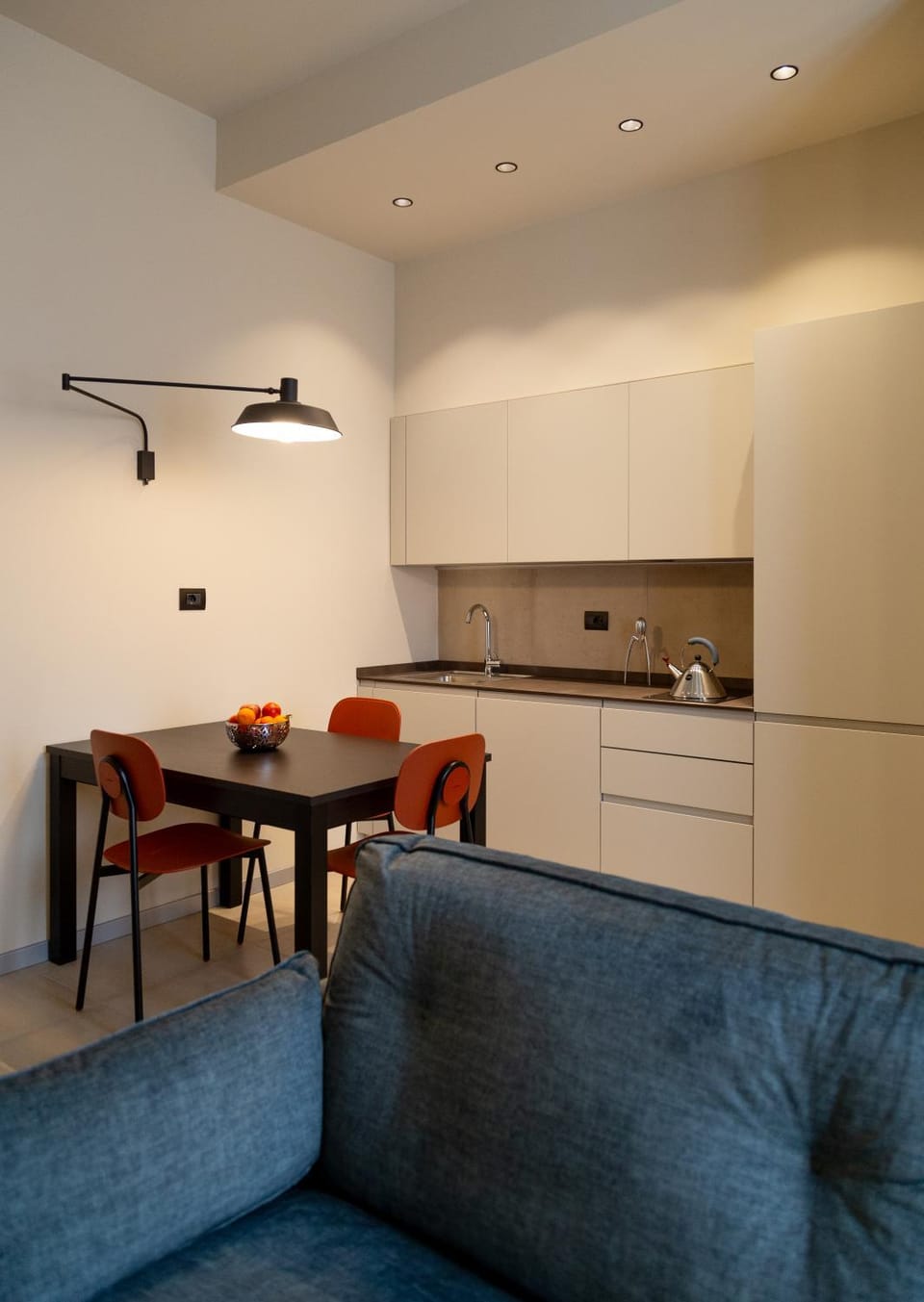 Kitchen or kitchenette, Living room, Dining area