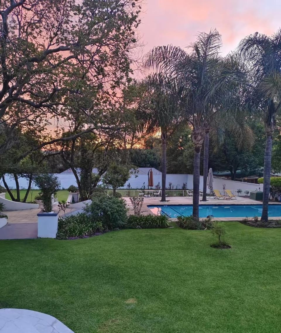 Garden, Garden view, Swimming pool, Sunset