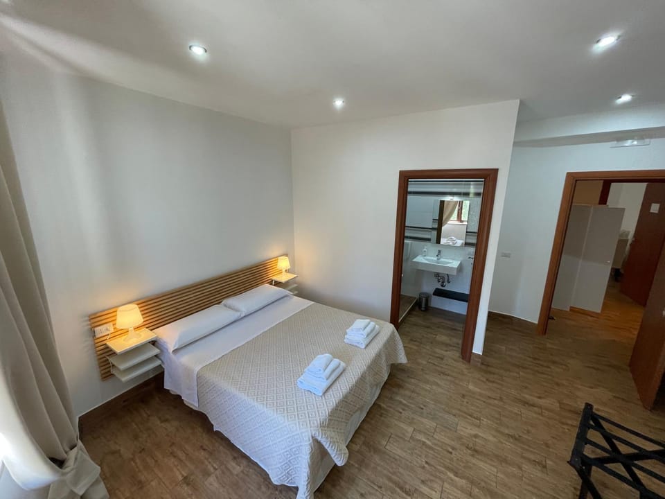 Photo of the whole room, Bedroom, towels