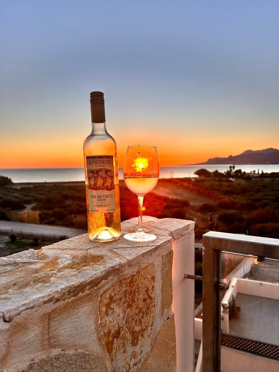 Natural landscape, Sea view, Sunset