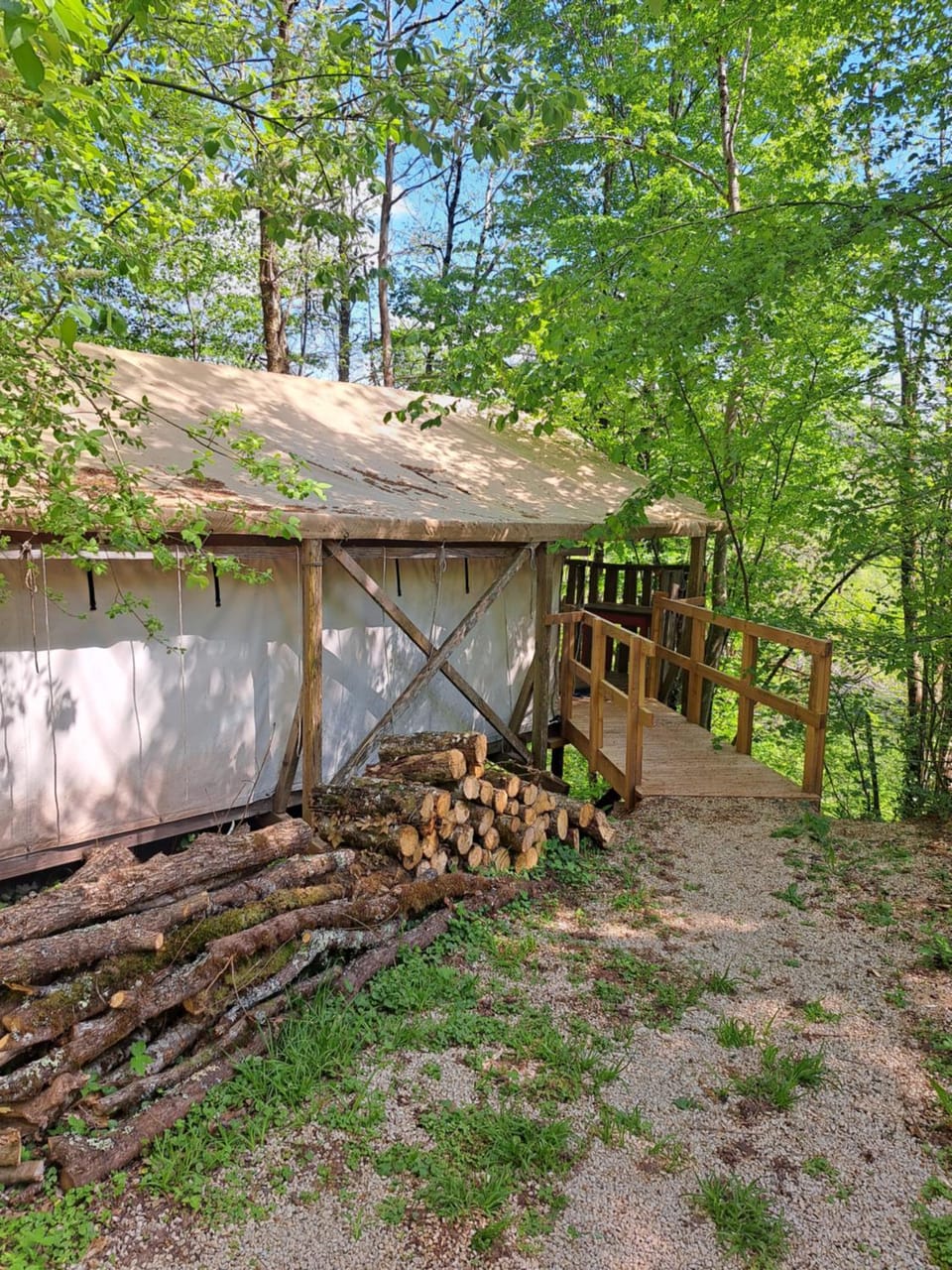 Camping Terre Rouge Luxury tent in Auvergne-Rhône-Alpes
