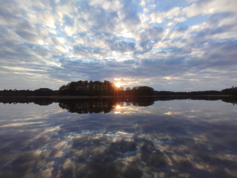 Natural landscape, Lake view, Sunset