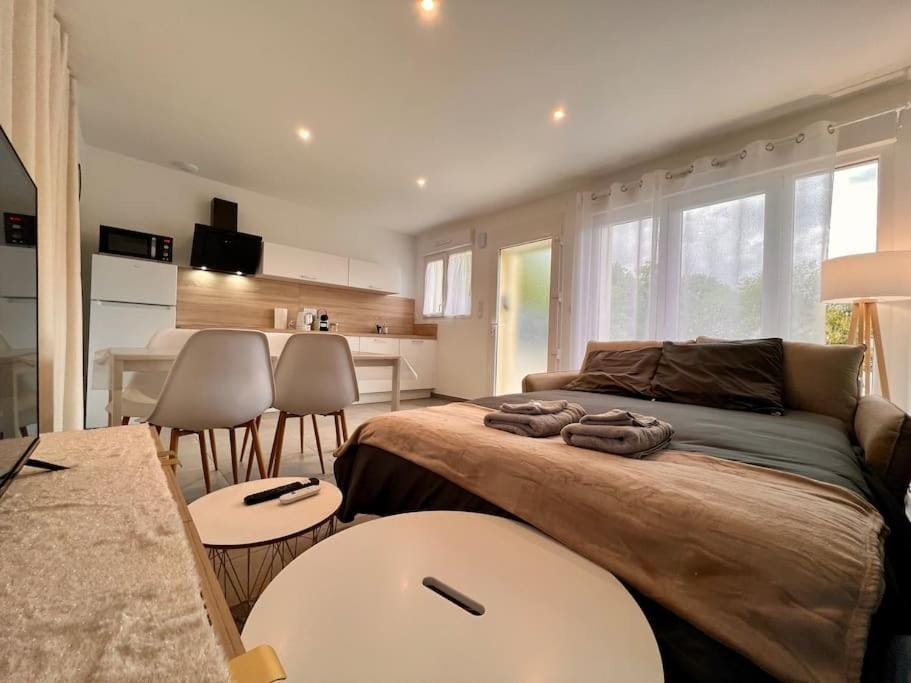 Appart Climatisé 4prsn Proche Chateaufarine Apartment in Jura